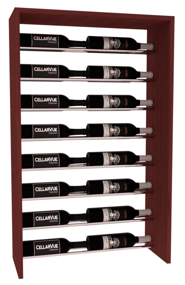 InstaCellar 26" Horizontal Top Display – Grand Mahogany / Oak stained
