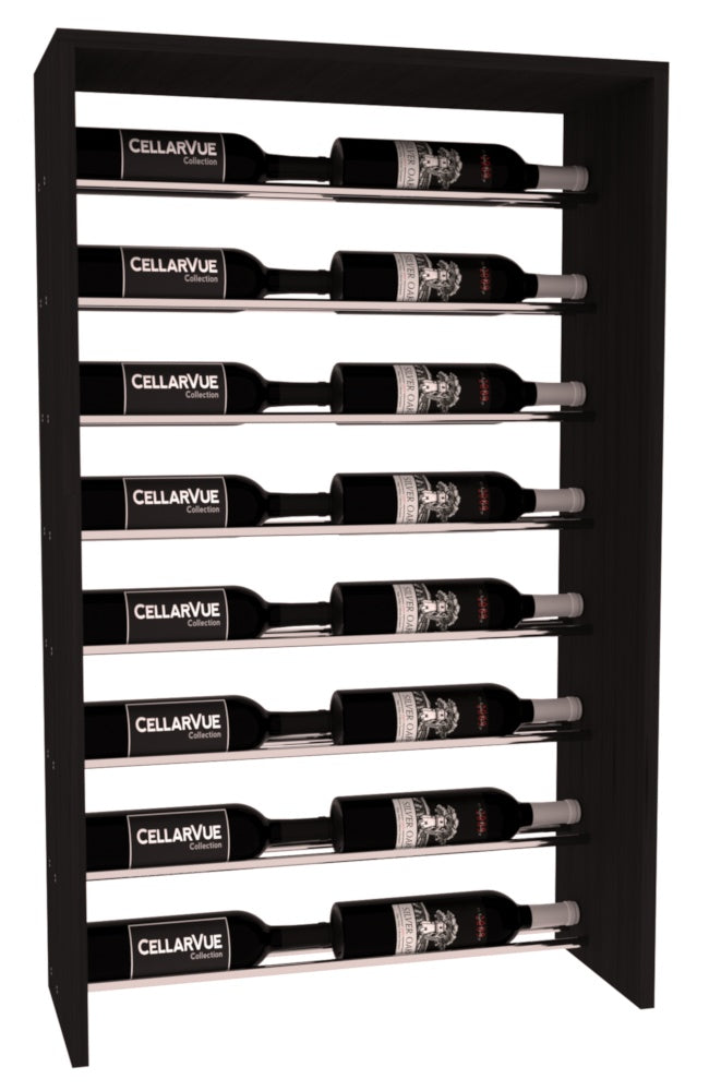 InstaCellar 26" Horizontal Top Display – Grand Mahogany / Walnut stained