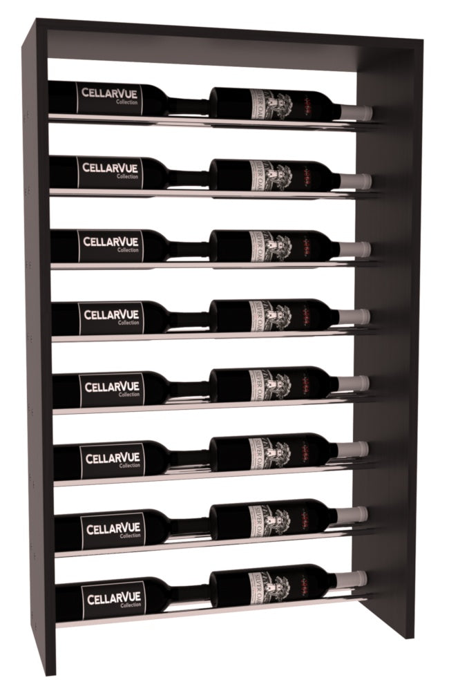 InstaCellar 26" Horizontal Top Display – Grand Mahogany / Black stained