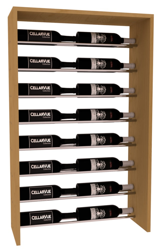 InstaCellar 26" Horizontal Top Display – Ponderosa Pine / Oak stained