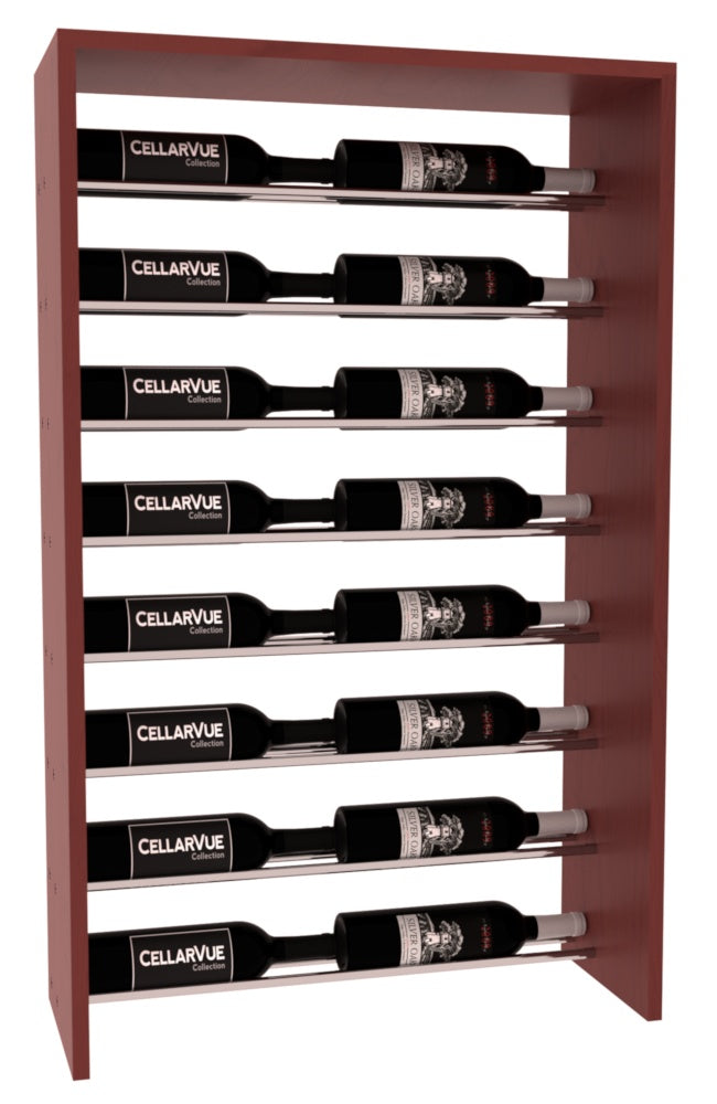 InstaCellar 26" Horizontal Top Display – Ponderosa Pine / Cherry stained