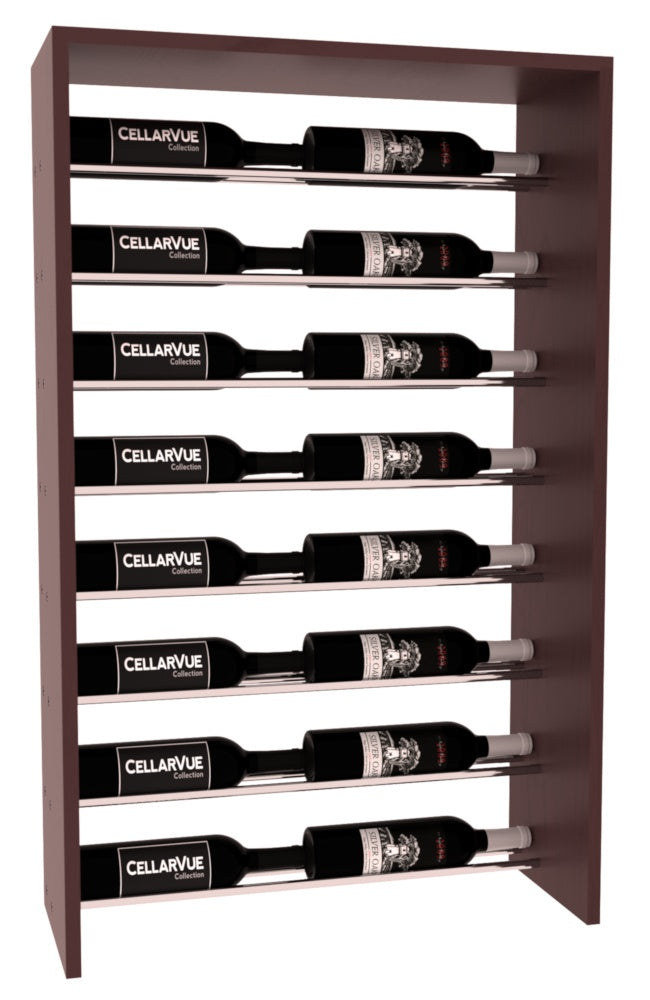 InstaCellar 26" Horizontal Top Display – Ponderosa Pine / Walnut stained