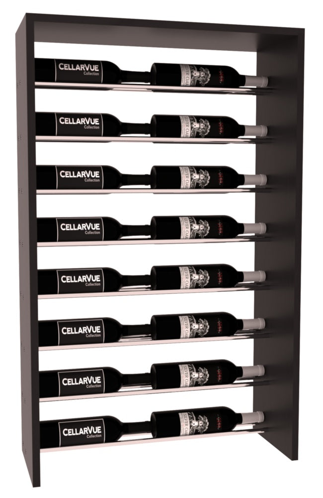 InstaCellar 26" Horizontal Top Display – Ponderosa Pine / Black stained