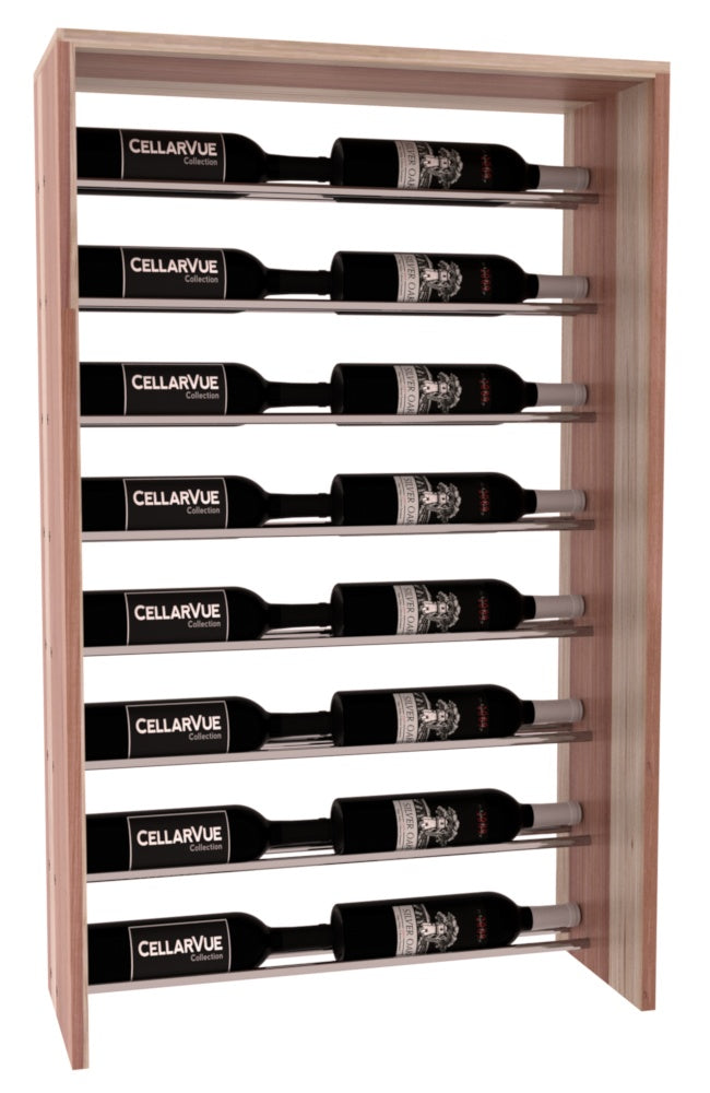 InstaCellar 26" Horizontal Top Display – Premium Redwood / Unstained