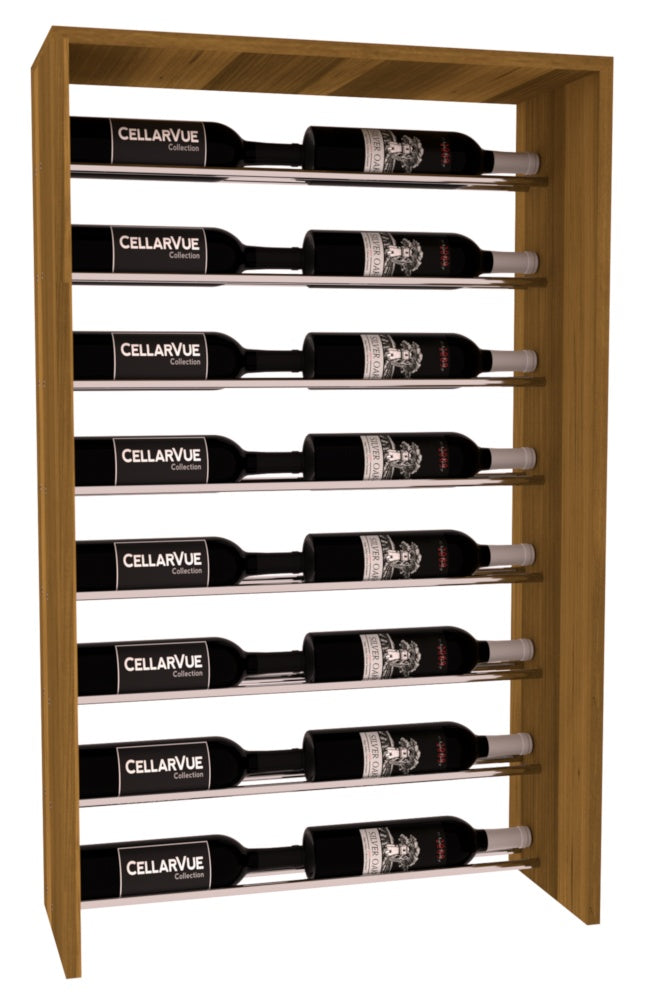 InstaCellar 26" Horizontal Top Display – Premium Redwood / Unstained