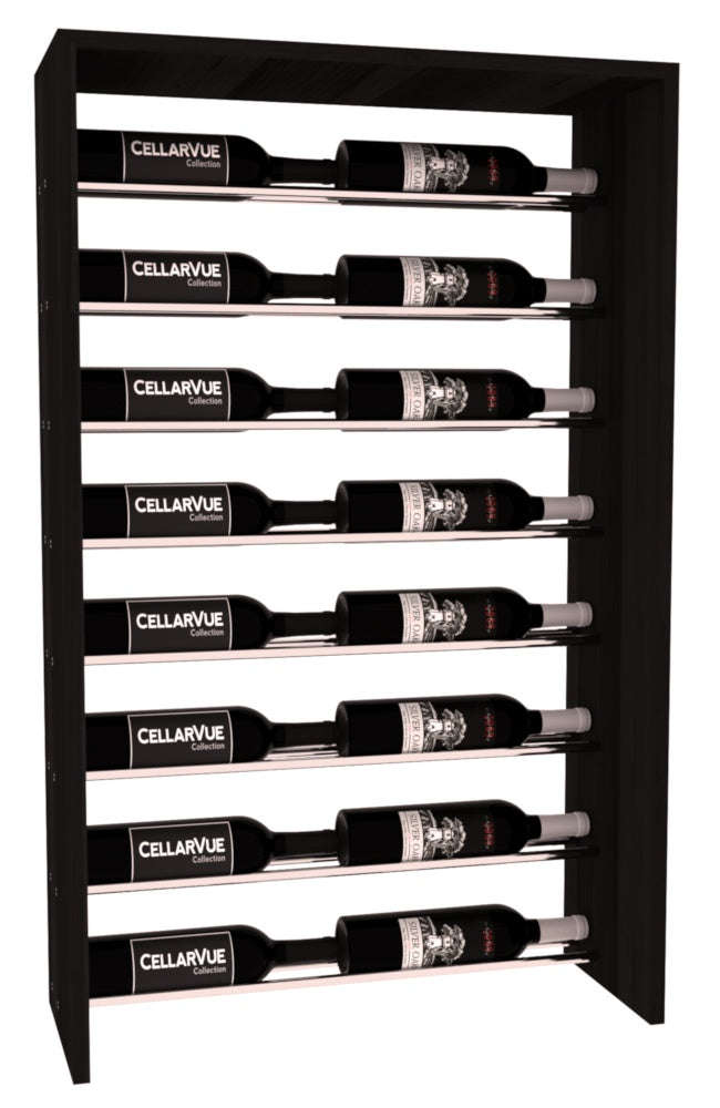 InstaCellar 26" Horizontal Top Display – Premium Redwood / Walnut stained