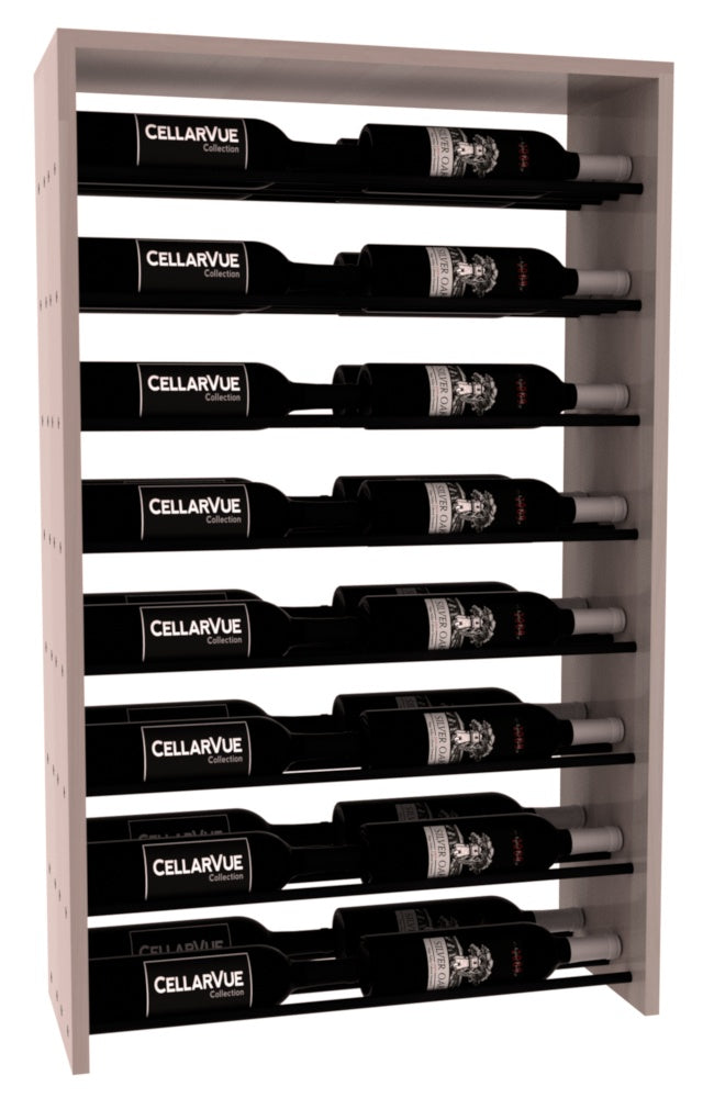 InstaCellar 26" Horizontal Double Deep Top Display – Ponderosa Pine / Oak stained