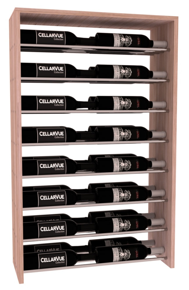 InstaCellar 26" Horizontal Double Deep Top Display – Grand Mahogany / Oak stained