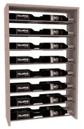 InstaCellar 26" Horizontal Double Deep Top Display – Gunmetal Rods – Ponderosa Pine / Unstained