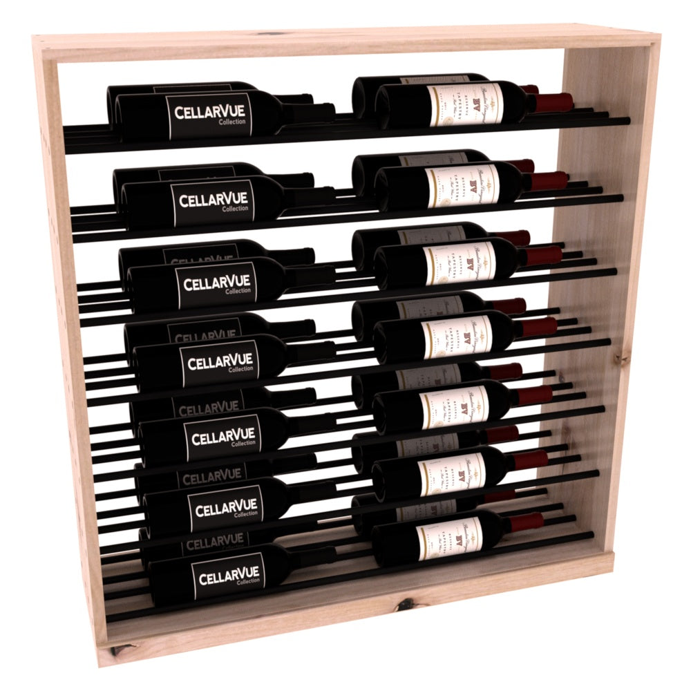 InstaCellar 35" Horizontal Base Display – Grand Mahogany / Cherry stained
