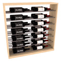 InstaCellar 35" Horizontal Base Display – Gunmetal Rods – Ponderosa Pine / Unstained