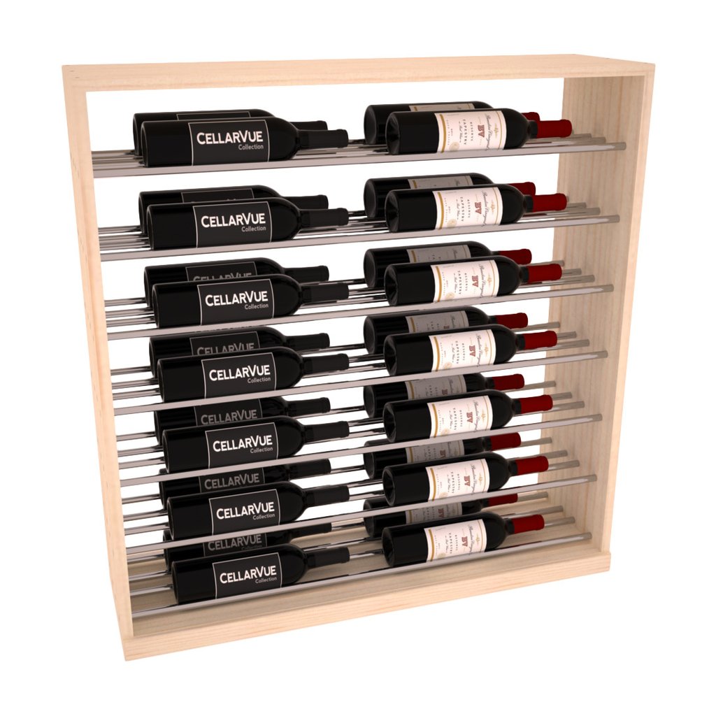 InstaCellar 35" Horizontal Base Display – Premium Redwood / Unstained