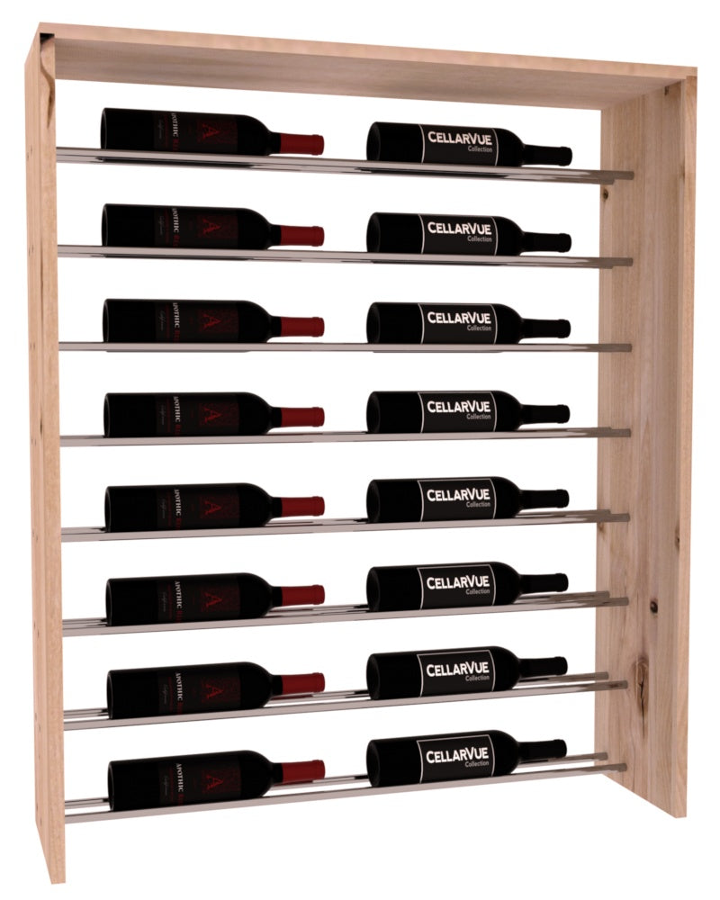InstaCellar 35" Horizontal Top Display – Knotty Alder / Unstained