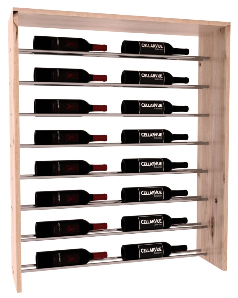 InstaCellar 35" Horizontal Top Display – Knotty Alder / Unstained
