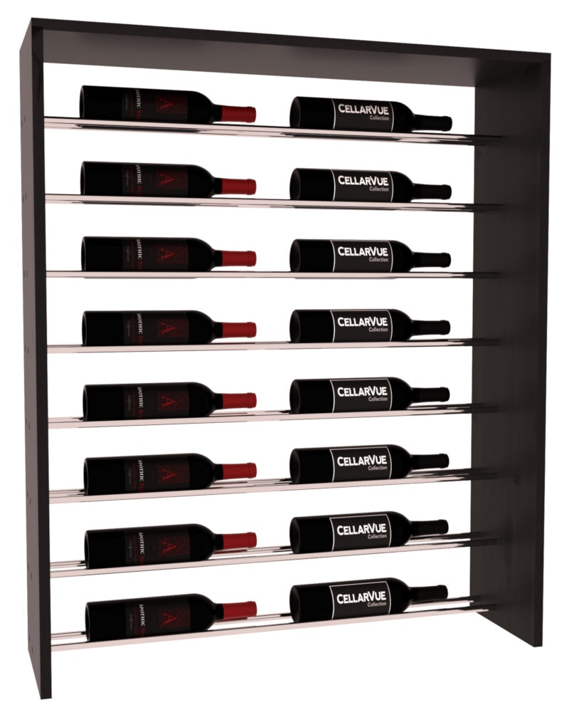 InstaCellar 35" Horizontal Top Display – Knotty Alder / Black stained