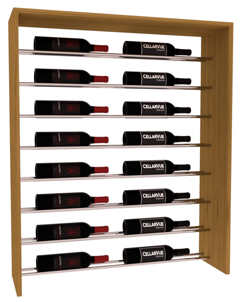 InstaCellar 35" Horizontal Top Display – Grand Mahogany / Oak stained