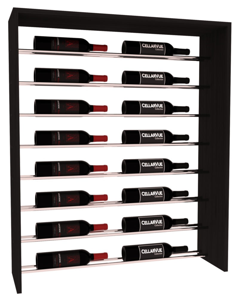 InstaCellar 35" Horizontal Top Display – Grand Mahogany / Black stained