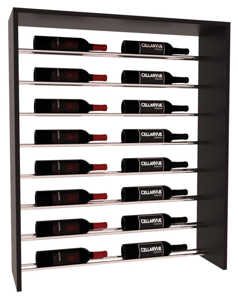 InstaCellar 35" Horizontal Top Display – Grand Mahogany / Black stained