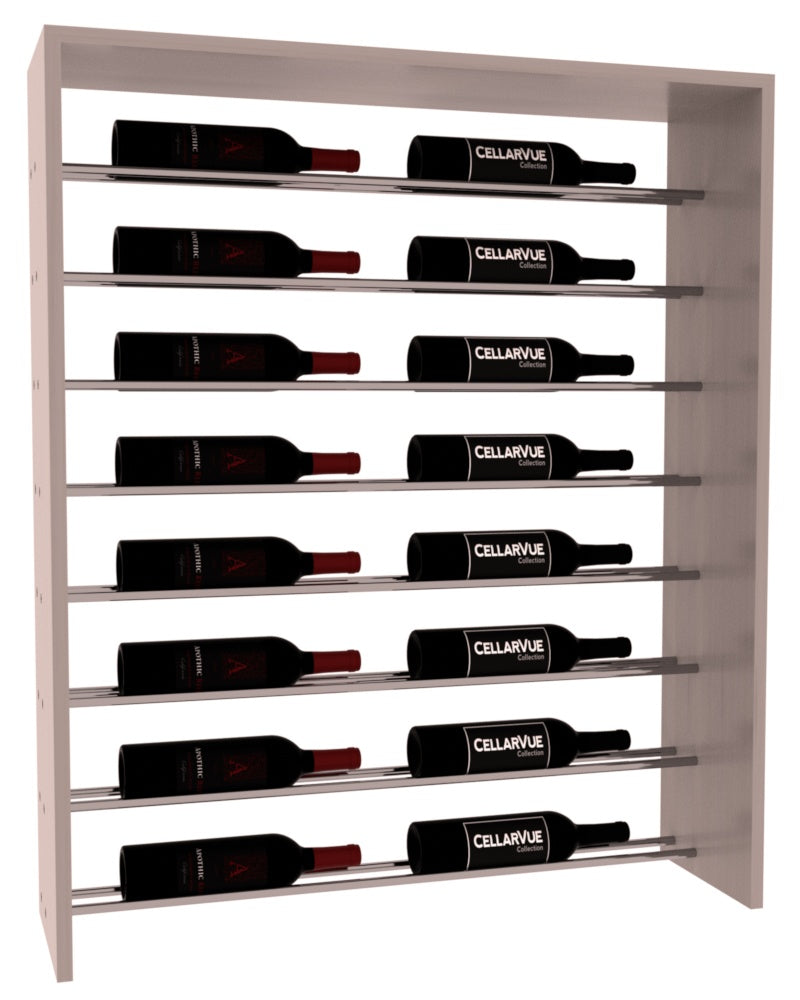 InstaCellar 35" Horizontal Top Display – Grand Mahogany / Greywash stained