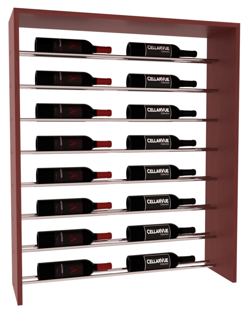 InstaCellar 35" Horizontal Top Display – Ponderosa Pine / Cherry stained