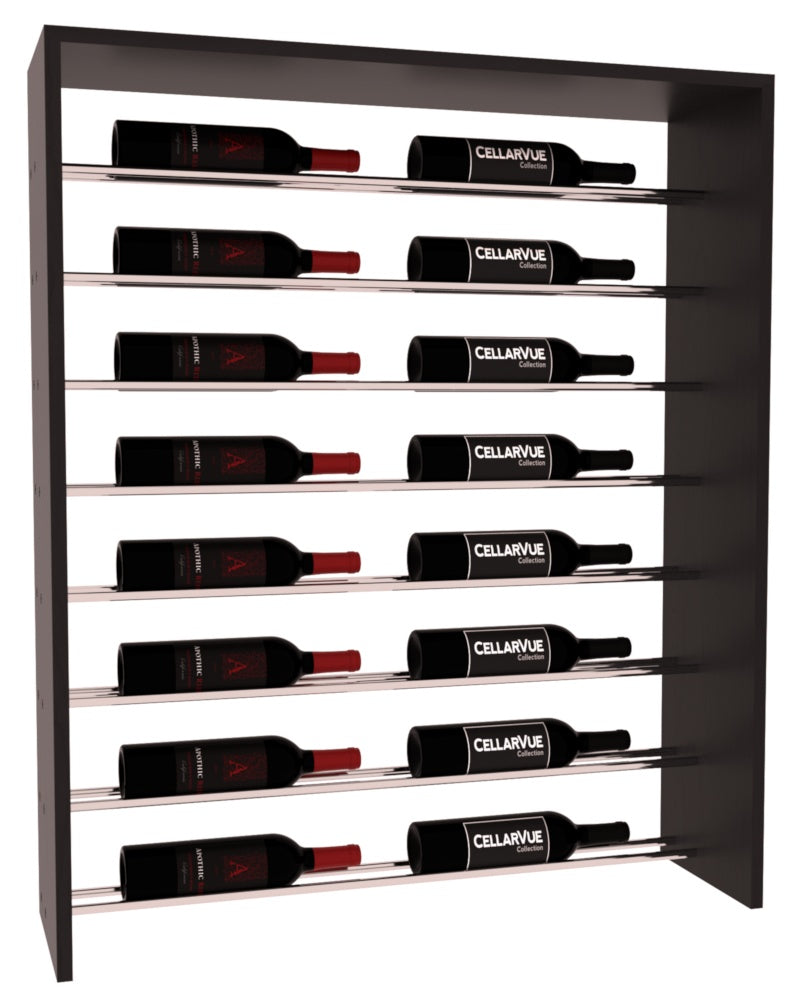 InstaCellar 35" Horizontal Top Display – Ponderosa Pine / Black stained