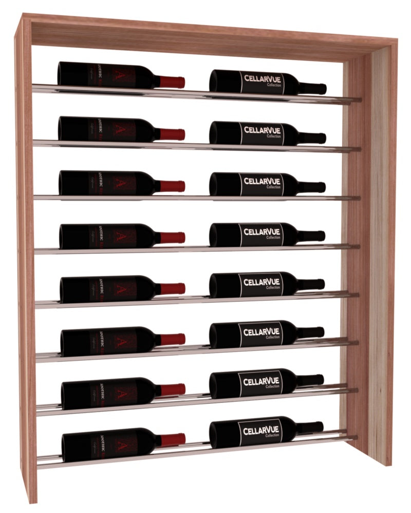 InstaCellar 35" Horizontal Top Display – Premium Redwood / Unstained