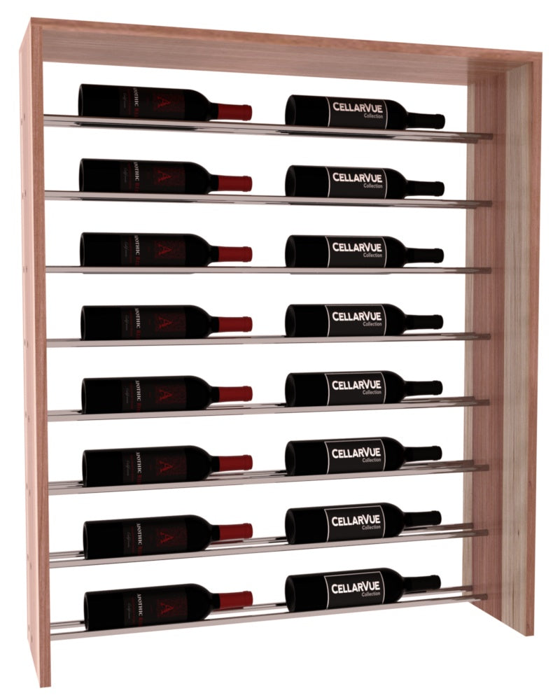 InstaCellar 35" Horizontal Top Display – Premium Redwood / Unstained