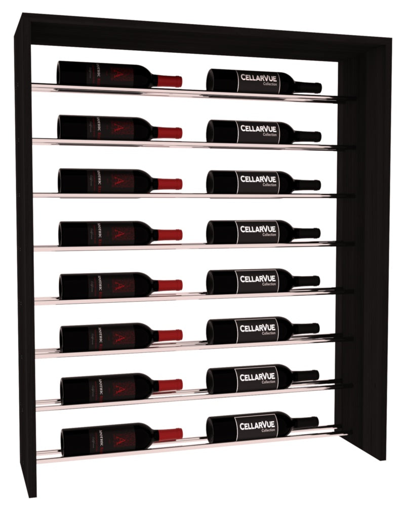 InstaCellar 35" Horizontal Top Display – Premium Redwood / Black stained