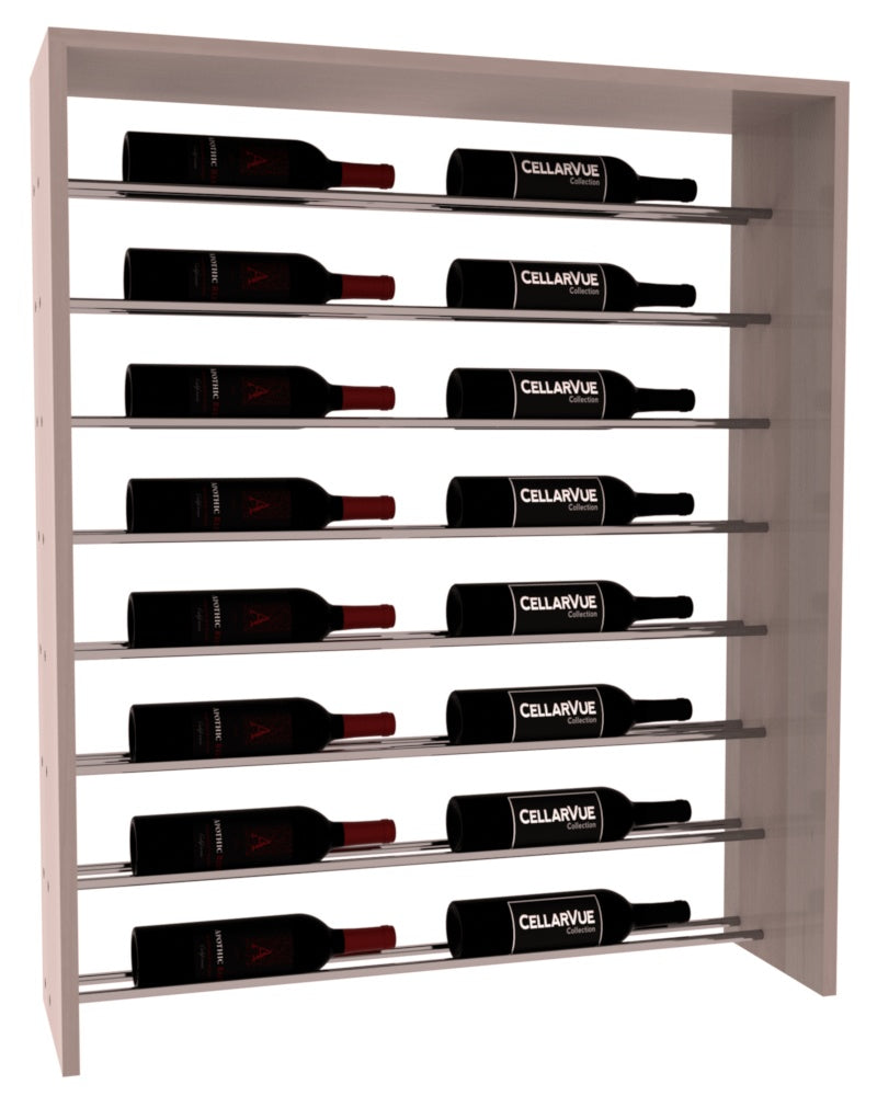 InstaCellar 35" Horizontal Top Display – Premium Redwood / Greywash stained