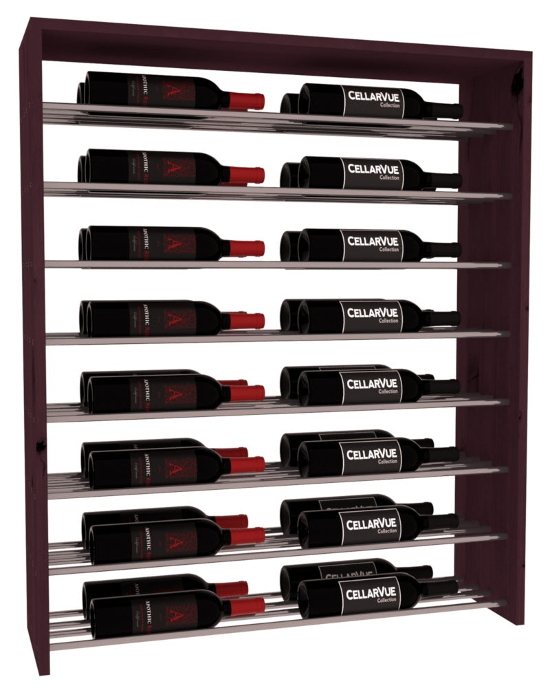 InstaCellar 35" Horizontal Double Deep Top Display – Gunmetal Rods