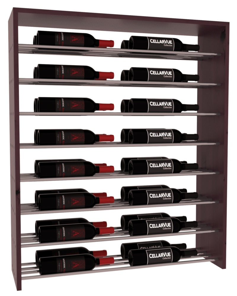 InstaCellar 35" Horizontal Double Deep Top Display – Gunmetal Rods