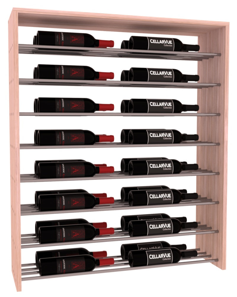 InstaCellar 35" Horizontal Double Deep Top Display – Gunmetal Rods