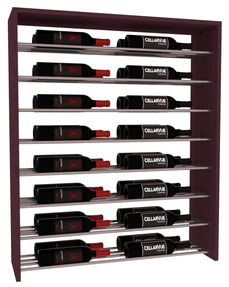InstaCellar 35" Horizontal Double Deep Top Display – Gunmetal Rods