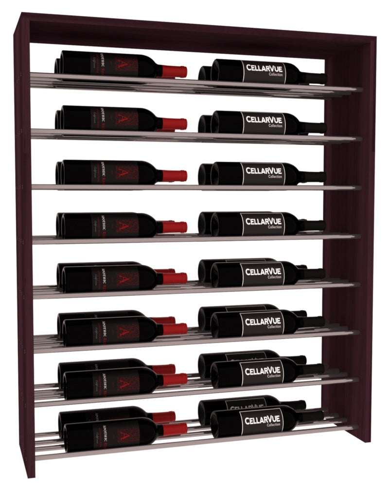 InstaCellar 35" Horizontal Double Deep Top Display – Gunmetal Rods