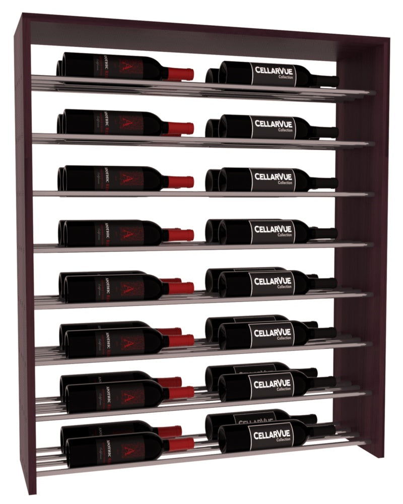 InstaCellar 35" Horizontal Double Deep Top Display – Gunmetal Rods
