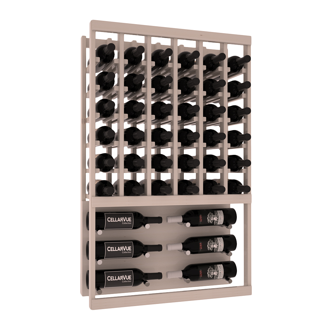 InstaCellar 26" Top Showcase Display – Grand Mahogany / Unstained