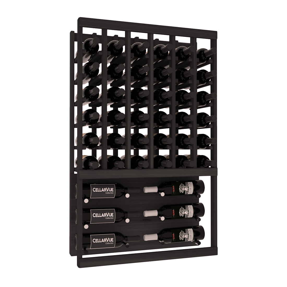 InstaCellar 26" Top Showcase Display – Ponderosa Pine / Black stained