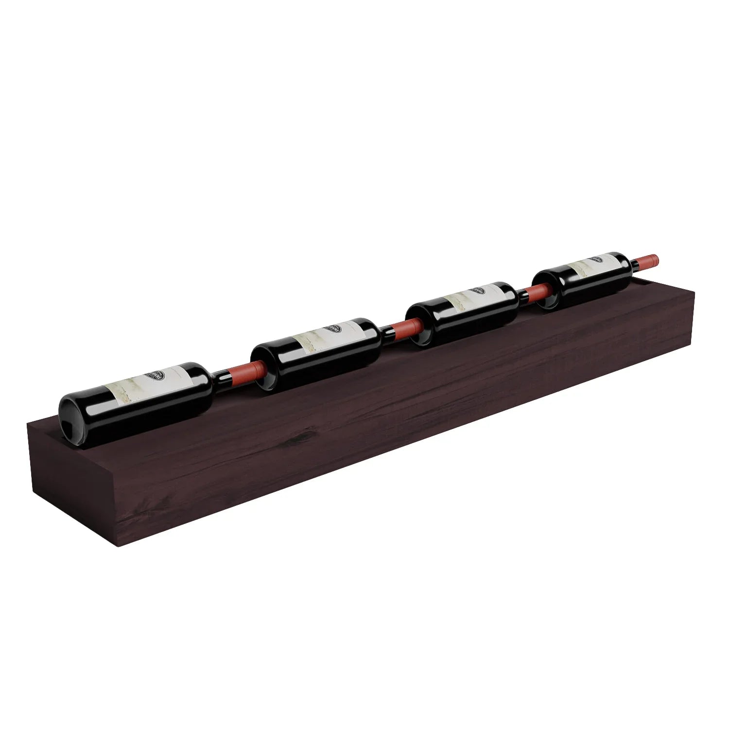 Home Bar 48" Floating Shelf Bottle Display
