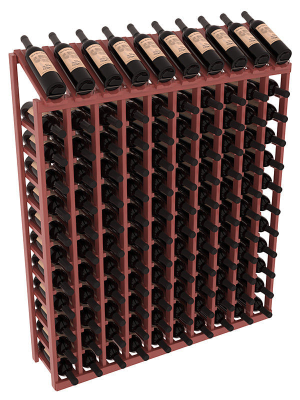 Retail Display-Top Wine Rack 10x12 – Ponderosa Pine / Greywash stained