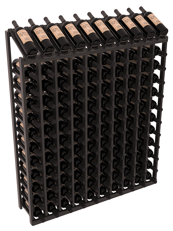 Retail Display-Top Wine Rack 10x12 – Grand Mahogany / Unstained