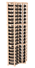 InstaCellar 4 Column Corner Rack – Ponderosa Pine / Unstained