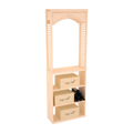 InstaCellar 26" Cellar Arch / Case Bin / Solid Top Combo – Ponderosa Pine / Unstained