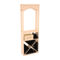 InstaCellar 26" Cellar Arch / X Bin / Solid Top Combo – Ponderosa Pine / Unstained