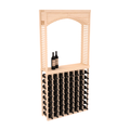 InstaCellar 35" Cellar Arch / Tasting Table / Solid Top Combo – Ponderosa Pine / Unstained