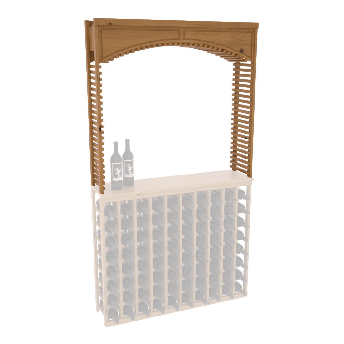 InstaCellar 42.5" Cellar Arch – Knotty Alder / Unstained