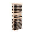 InstaCellar 7 Column Display Row Rack – Ponderosa Pine / Unstained