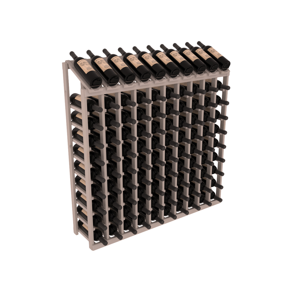 InstaCellar 10 Column, 10R Display Top Rack – Redwood / Unstained