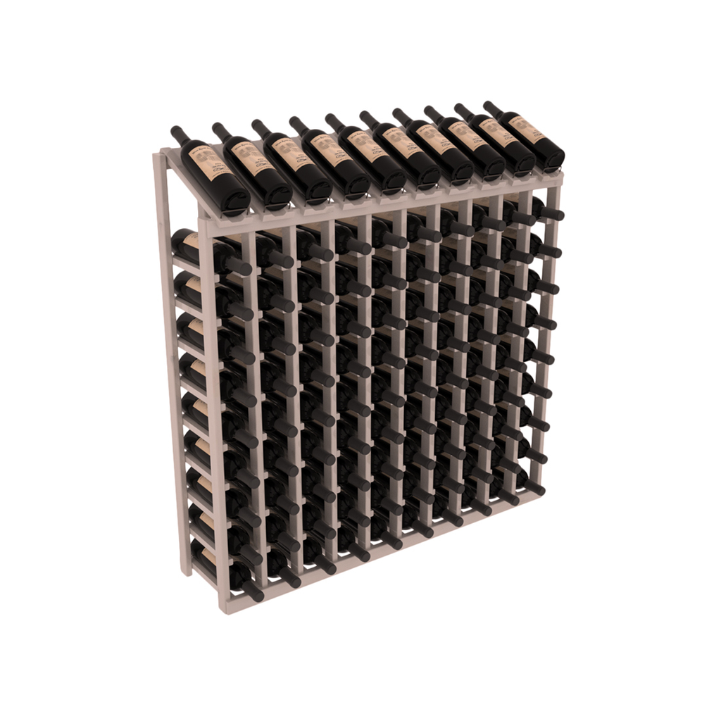 InstaCellar 10 Column, 10R Display Top Rack – Redwood / Unstained