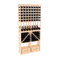 InstaCellar 8 Column High Reveal / 96 Bin /Case Combo – Ponderosa Pine / Unstained
