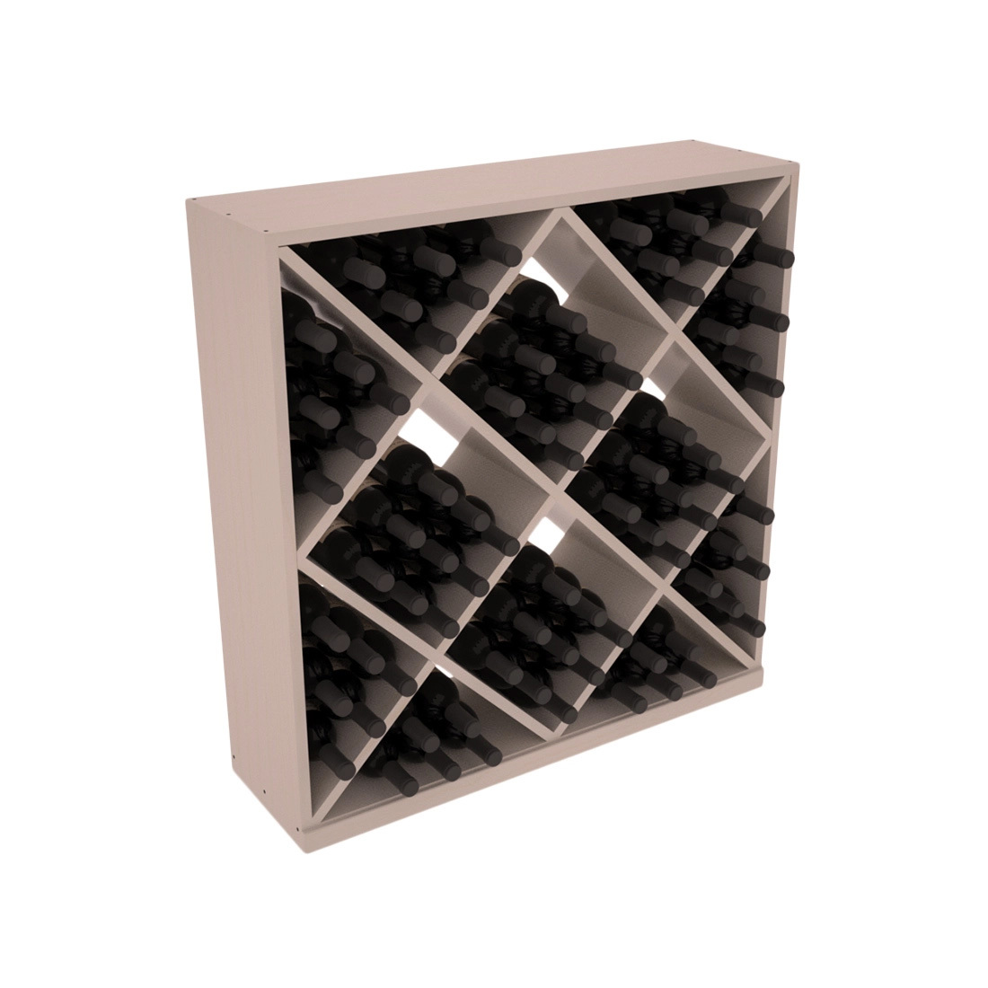 InstaCellar Diamond Cube Bin – Ponderosa Pine / Greywash stained